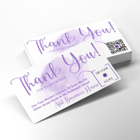 QR Code Thank You Cards - Picture 2 of 4